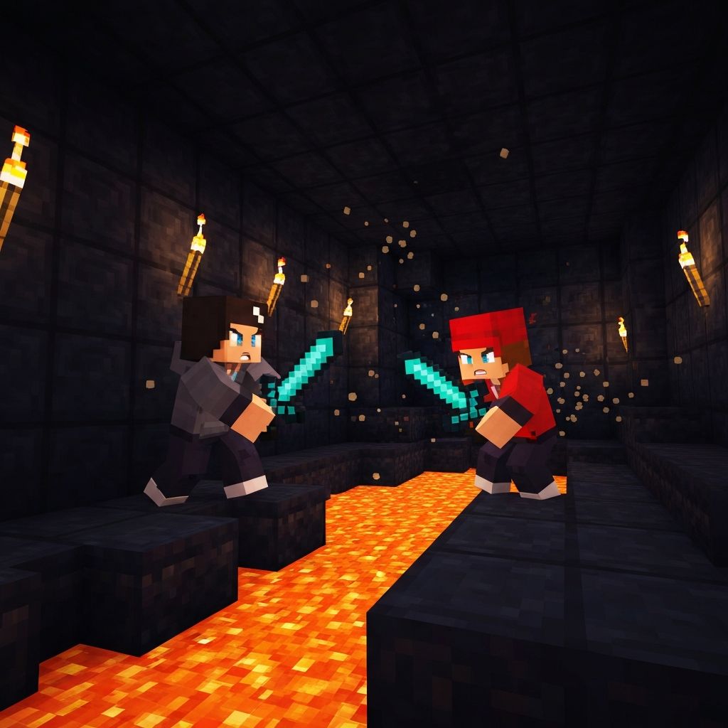 Underground cave arena